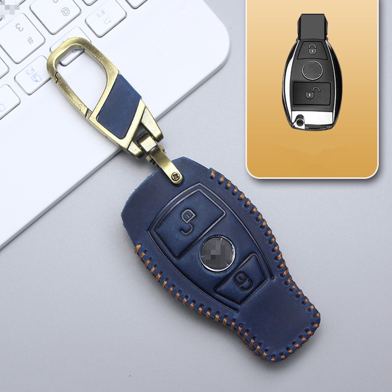 Casing Kunci Remote Mobil Untuk Mercedes Benz W204 W203 W211 CLK C180 E200 AMG C E200