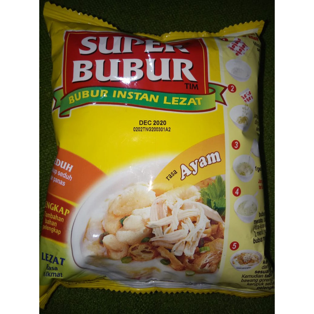 

Terlaris Super Bubur Instan Tim Lezat Rasa Ayam Abon 45 gram