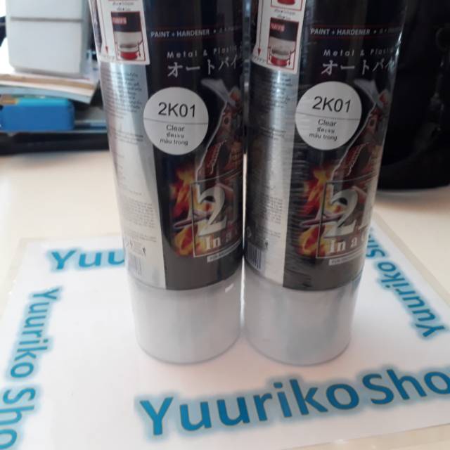 Pilok samurai clear 2K01 Cat samurai paint clear 2K01 pylok pilox cat semprot kilap anti gores.