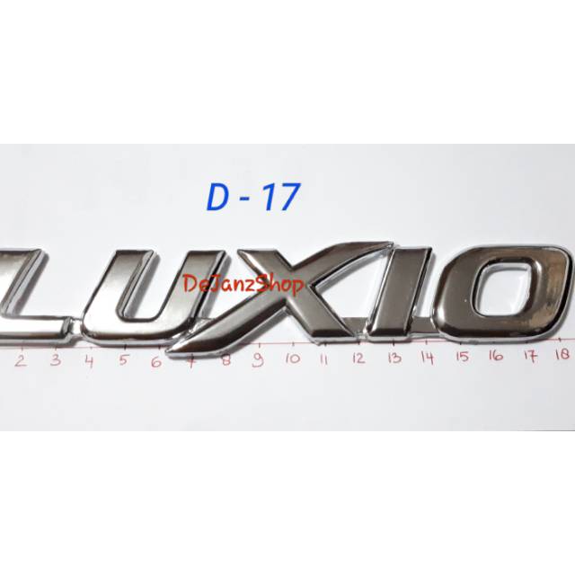 Emblem - Logo - Tulisan - Sticker - Tempelan LUXIO