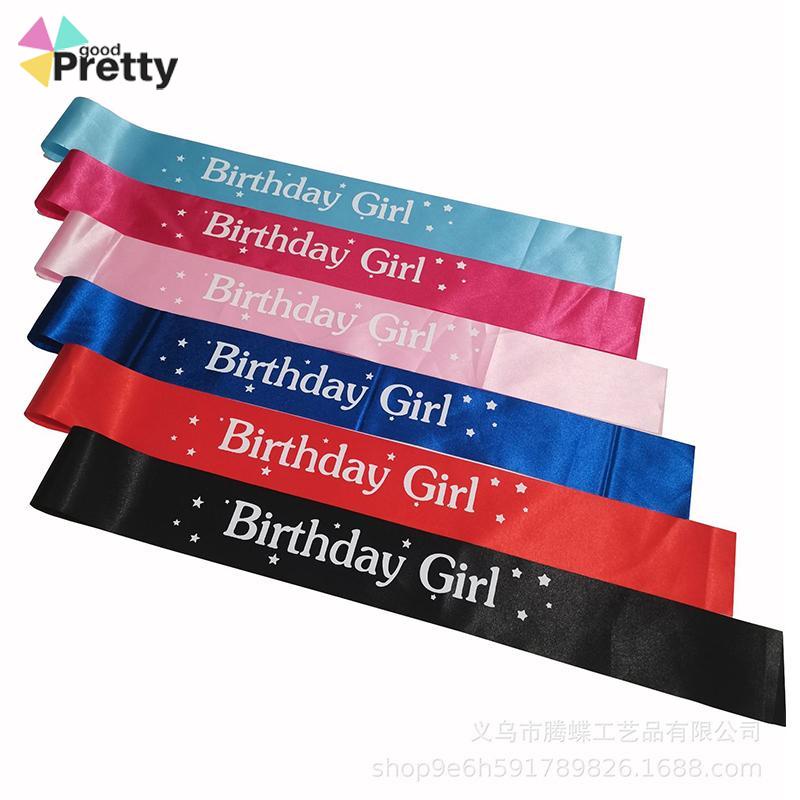 Selempang Sash Birthday Girl Selempang Ulang Tahun Birthday Sash Birthday Queen Princess - PD