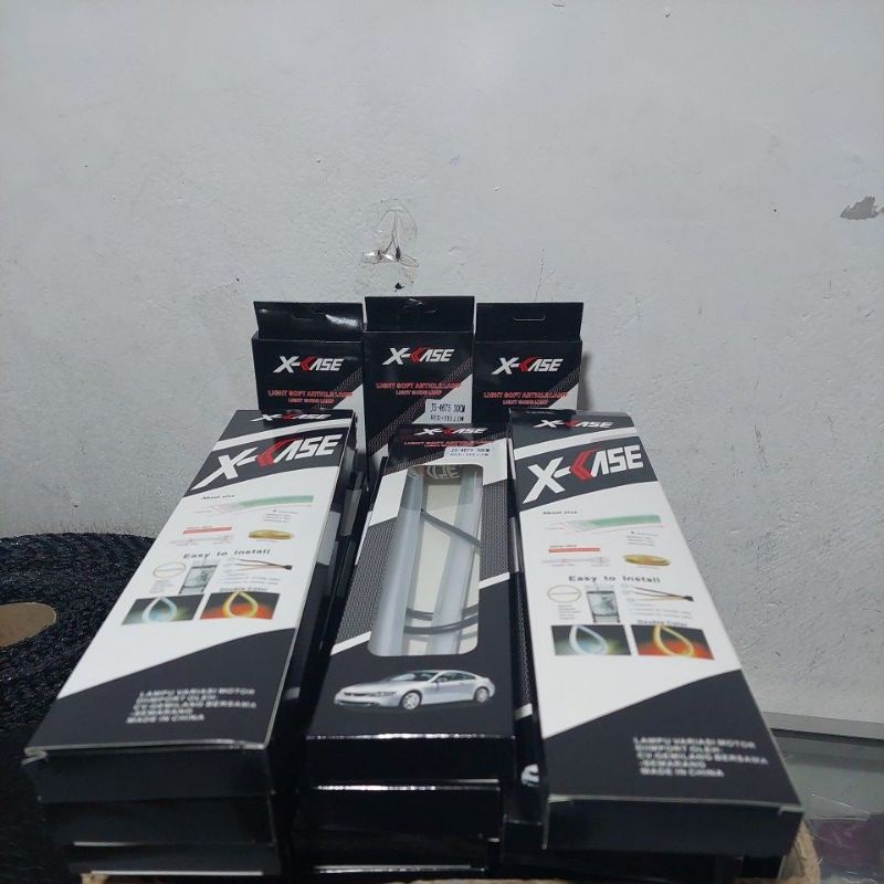 LAMPU ALIS RUNNING 2 MODE Lampu Alis LED Motor dan Mobil universal variasi