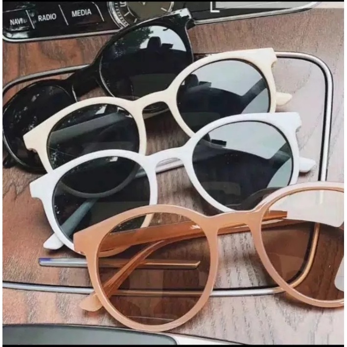 Kacamata Wanita Pria Fashion Cat Eye Kaca Mata Kucing Hitam Dewasa Remaja Anak Sunglasses Terlaris T