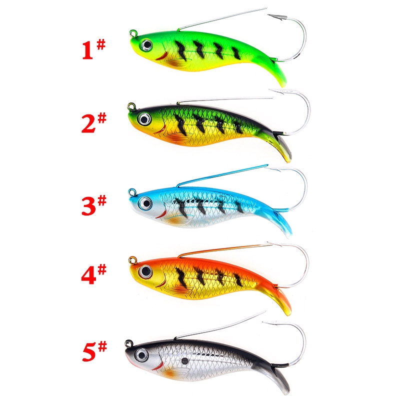 8.5cm/21.2g Umpan Mancing Umpan Pancing Umpan Pancing Buatan Alat Pancing Murah Heavy Sinking Minnow Alat Pancing CrankBait CrankSet relix nusantara Minnow Lure Umpan Ikan