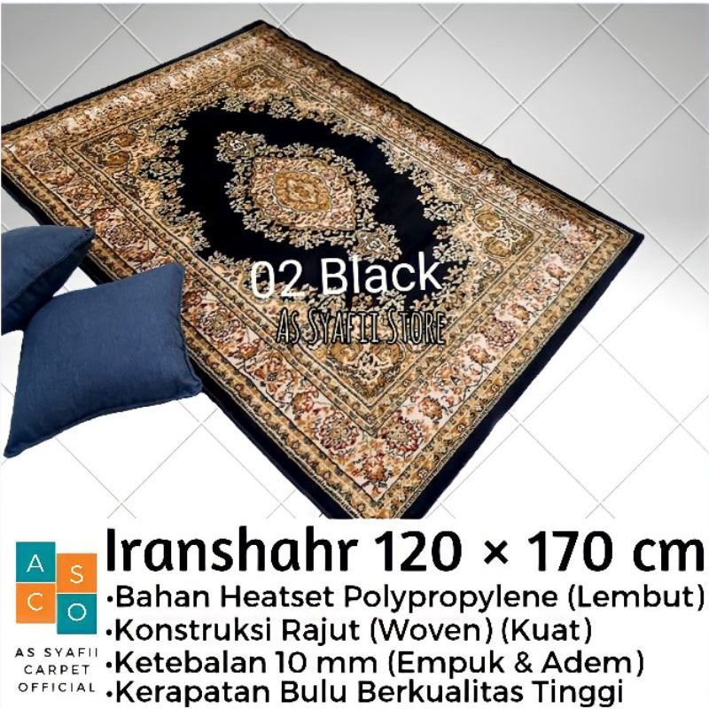 KARPET LANTAI KECIL IRANSHAHR IRANSHAR 120×170 - KARPET PERMADANI SEMI TURKEY TURKI - KARPET PERMADA