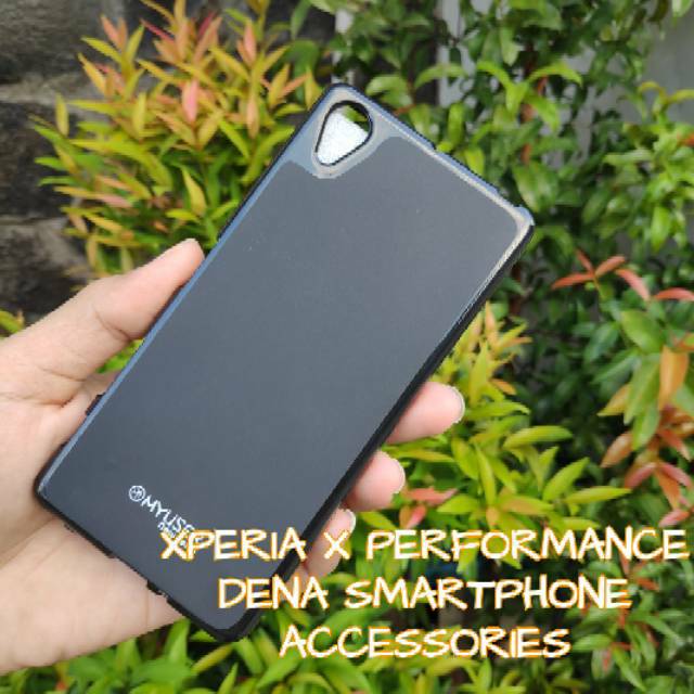 Soft Case Sony Xperia X Performance Hitam Solid