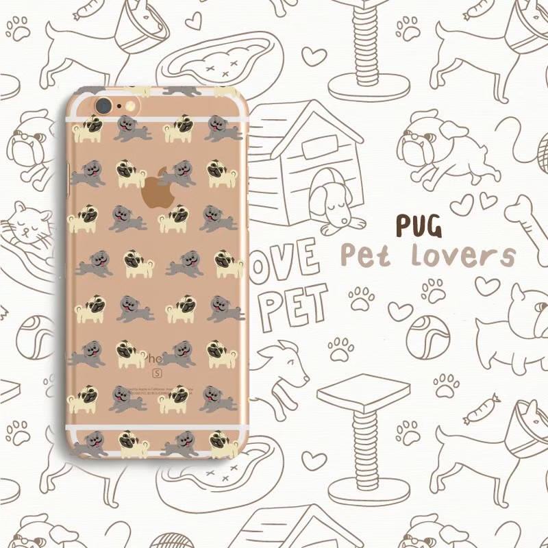 Casing Hp Pug Dog lovers | Custom Case Iphone, Samsung, oppo