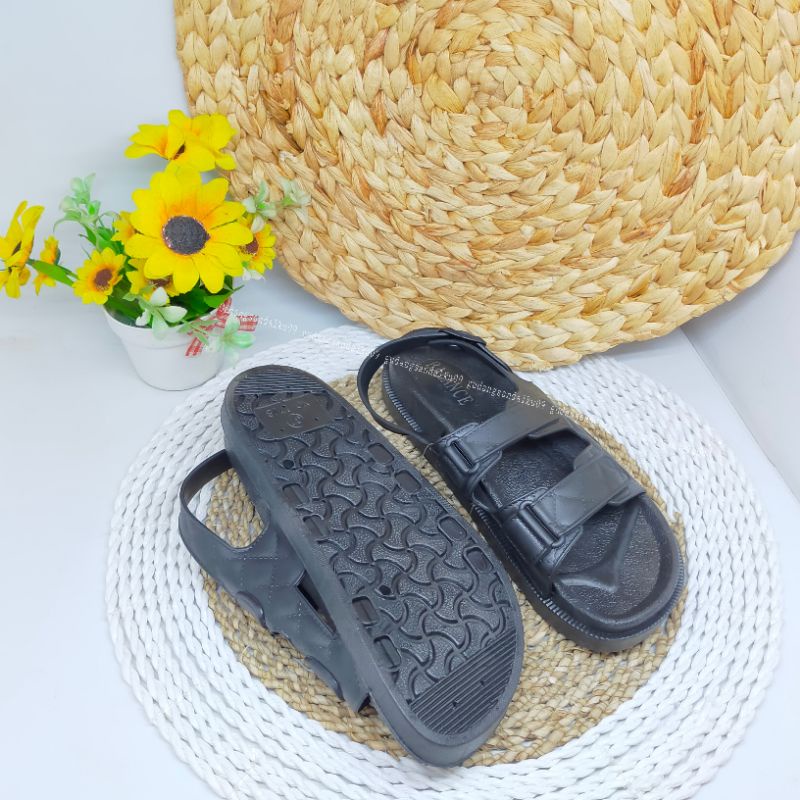 PROMO 12.12 BIGSALE   Sandals Wanita Import Sandal Jelly Sandal gunung Sendal Karet Untuk Traveling Hiking Birken JW01