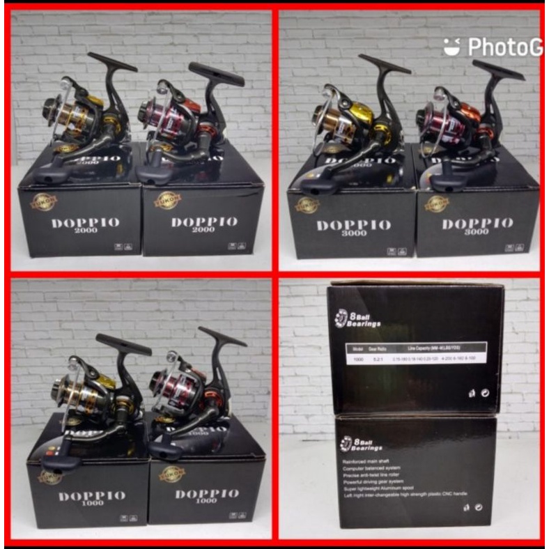 REEL PANCING YOKON DOPPIO 1000/2000/3000 .... MURAH