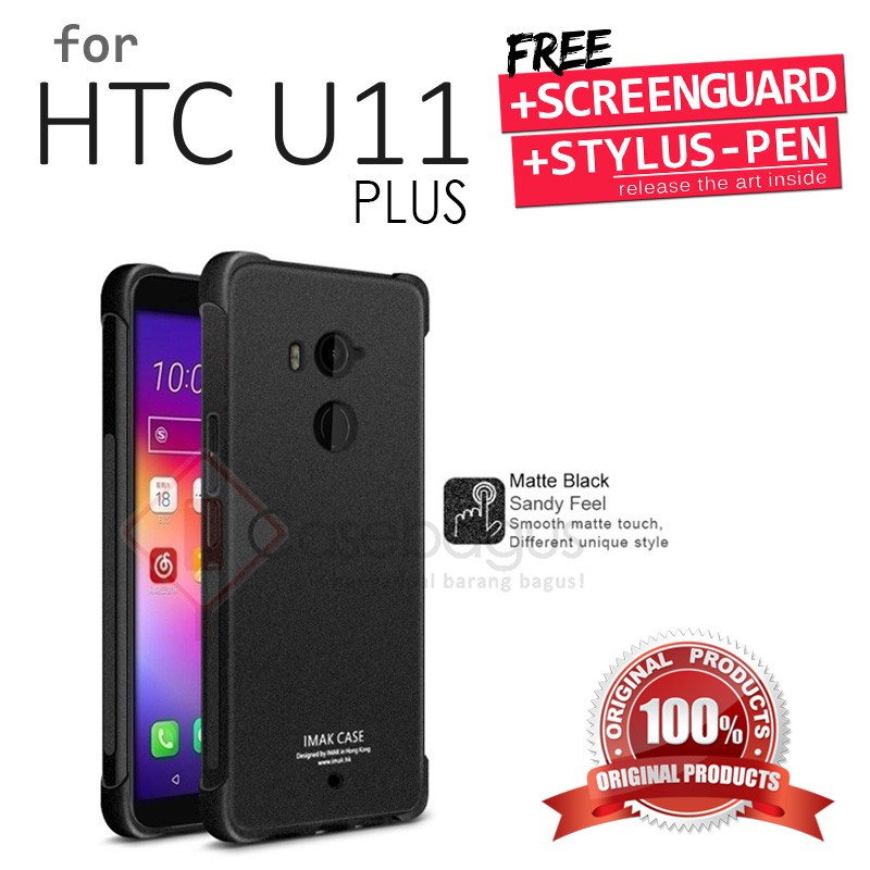 HTC U11 Plus U11+ - Imak Full Protective Armor Soft Case Cover