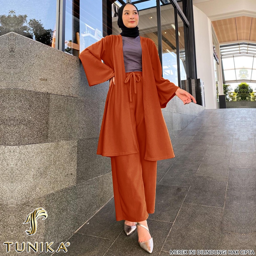 Baju Setelan Wanita Kekinian - One set Wanita - Setelan Tunik - Set Filanto - Lexoir-St Filanto Bata