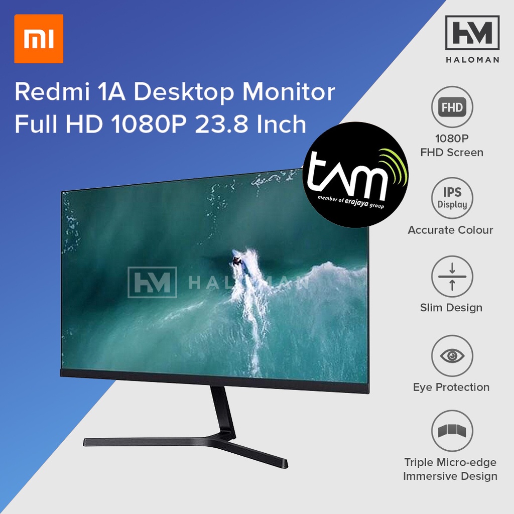 Jual Xiaomi Redmi 1A Desktop Monitor Full HD 1080P IPS 23.8 Inch