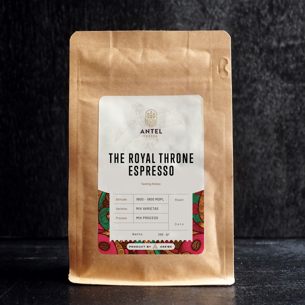 

THE ROYAL THRONE - 500 Gr SIGNATURE ESPRESSO BLEND - ANTEL PREMIUM COFFEE