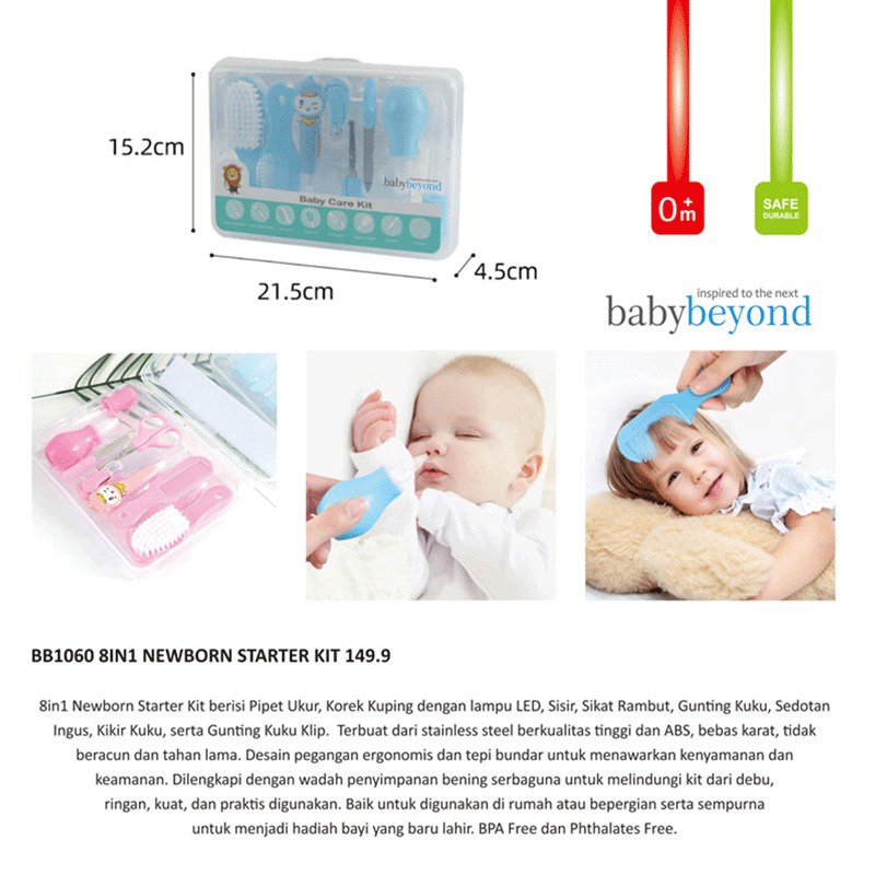 BABY BEYOND - BB1060 8IN1 NEWBORN STARTER SET