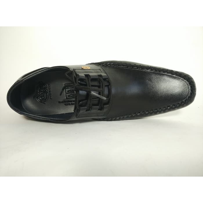 Sepatu Kulit Aldo Brue Pantofel 5506 Model tali Free Dompet Kulit Asli