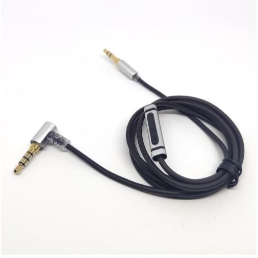 HiFi Premium 3.5mm Aux Audio Cable With Mic Volume Control