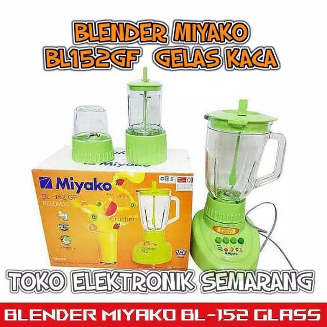 BLENDER MIYAKO PLASTIK / KACA BL 152 PF AP  / BL 152 GF 1.5L PELUMAT LEBIH AWET HALUS MURAH