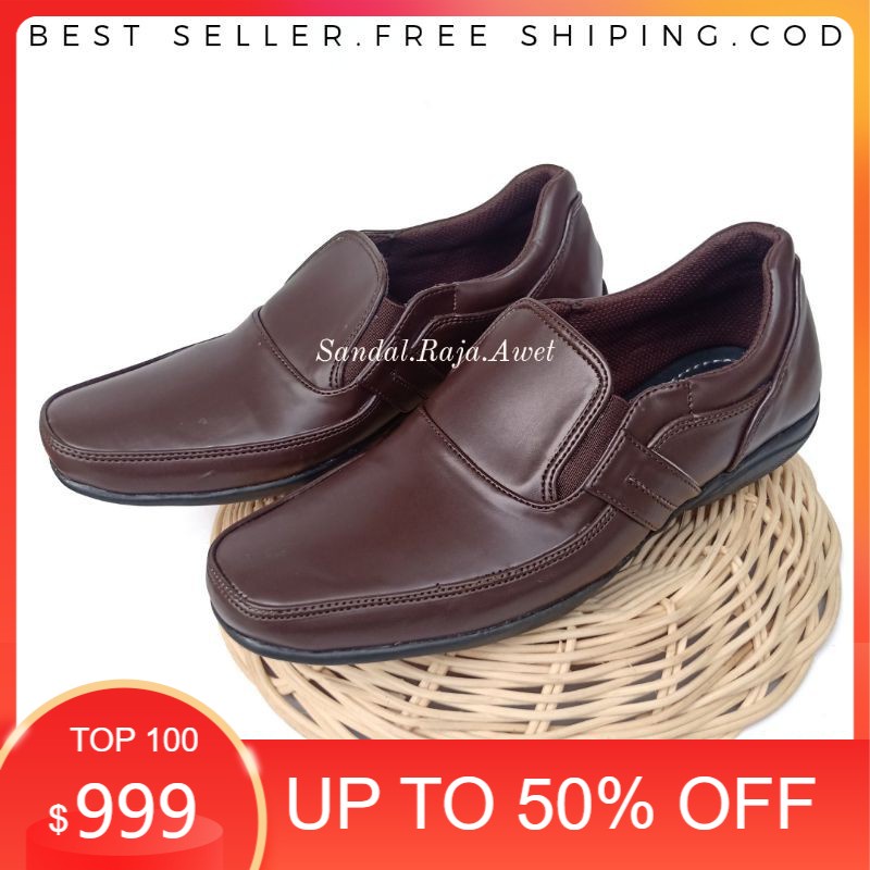 Sepatu Pria Keren One Love Original Branded Pantopel Formal Karet TPR anti Licin Kulit Sintetis