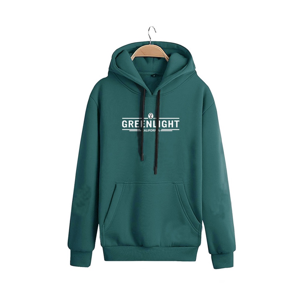 Switer Hoodie Greenlight Jumbo L - 5XL Pria Wanita / Hoodie Oversize Pria Wanita Distro
