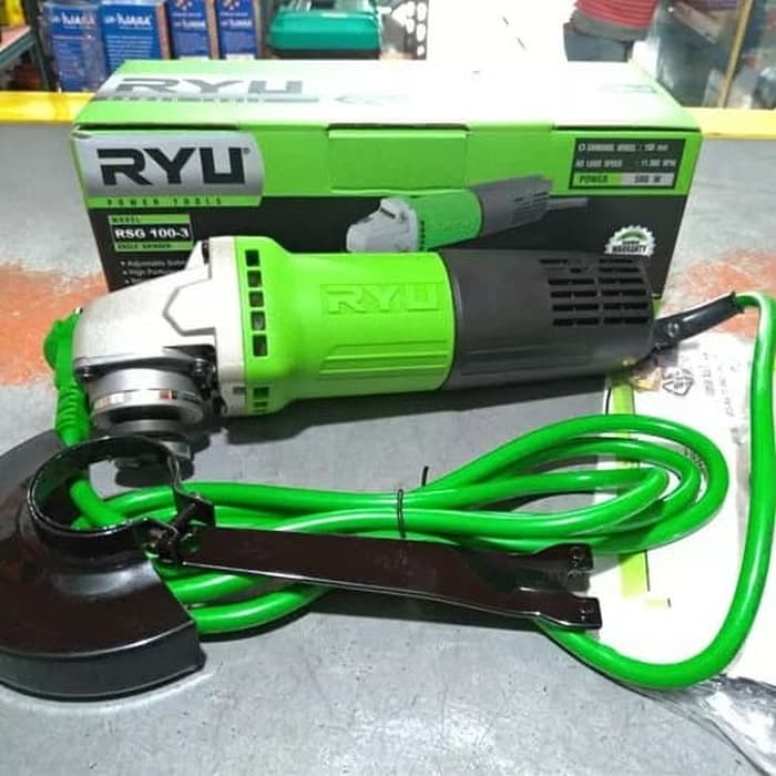 PROMO HARI INI !!!!! RYU Gurinda tangan 4&quot; RSG100-3 / Angle grinder 4&quot; RSG100-3