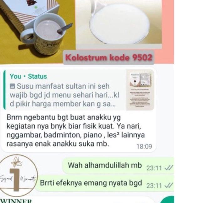 

Laris|LR11|MyWay COLOSTRUM MILK | SUSU KOLOSTRUM RASA COKLAT | JAGA IMUN | KEBUGARAN | STAMINA | USUS