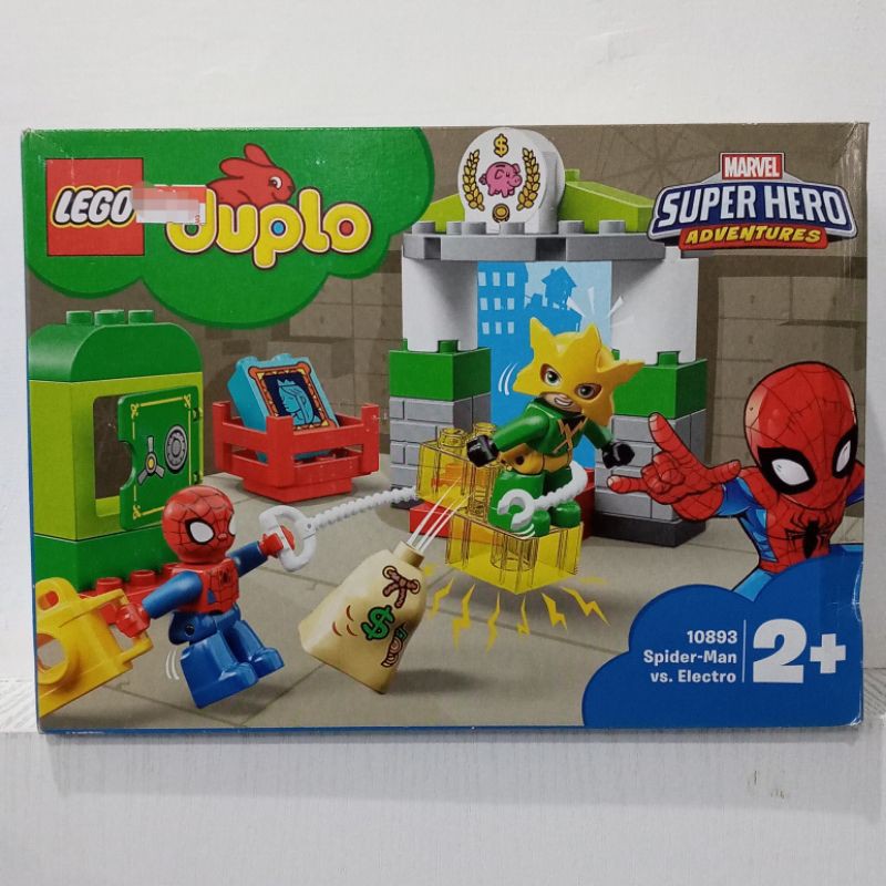 ORI original lego duplo 10893 spiderman marvel super hero block bricks bloks balok mainan vs electro
