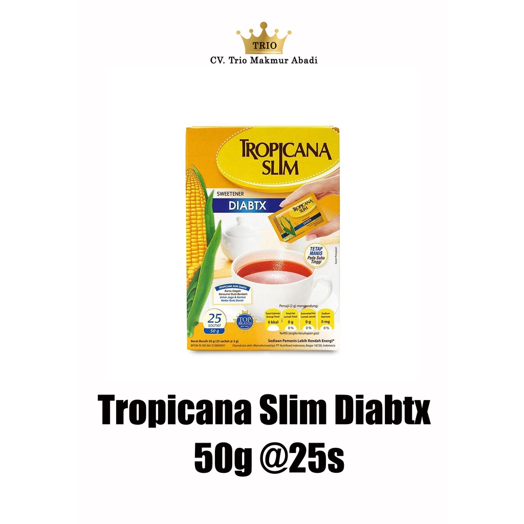 

Tropicana Slim Diabtx 50g 25s