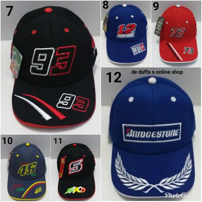 Topi Baseball Anak Racing Topi Anak Bordir MotoGP