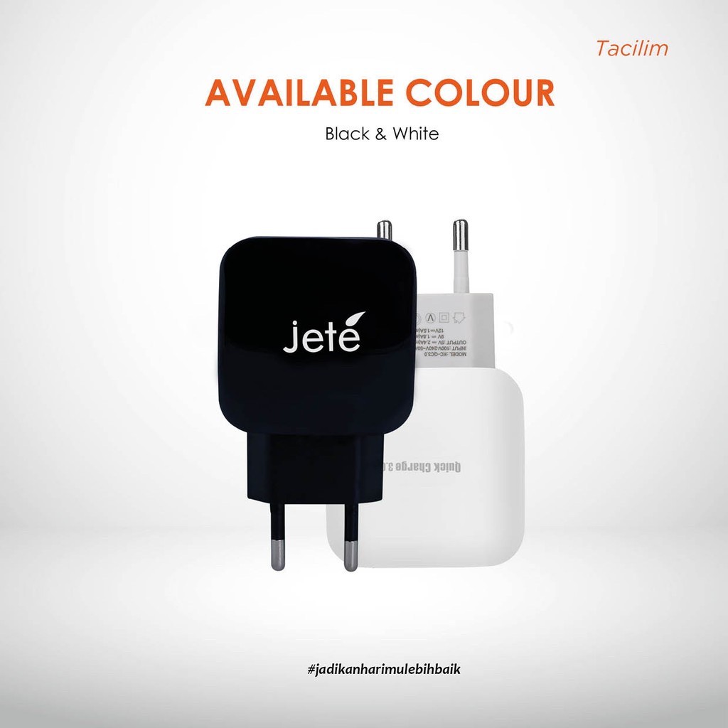 Kepala Charger / Travel Adaptor Fast Charge Jete C11 Series