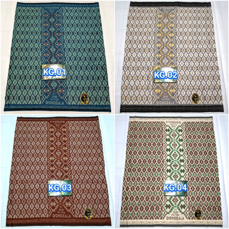 Sarung Donggala Rayon Dobby KWG Motif BHS Original