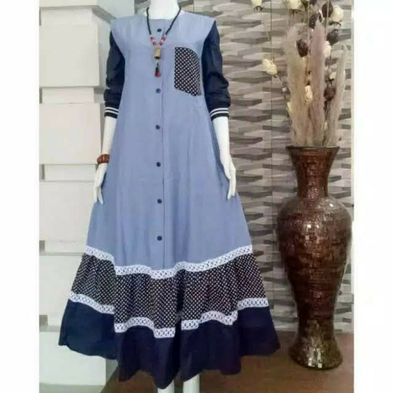 gamis voxy premium tebal