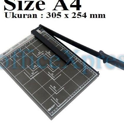 

Pemotong Kertas / Paper Cutter Origin A4 Dark Grey