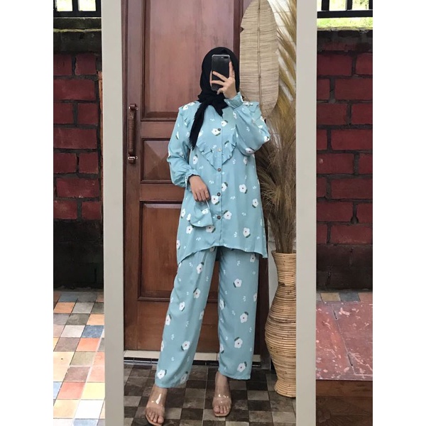 TUNIK SET. TUNIK SET CELANA. TUNIK SET RUFFLE
