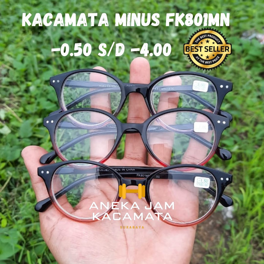 KACAMATA MINUS RABUN JAUH FK801MN UKURAN -0,75 - -4,00 /KACAMATA CEWEK TERBARU/KACAMATA OPTIK/KACAMATA MINUS RABUN JAUH/