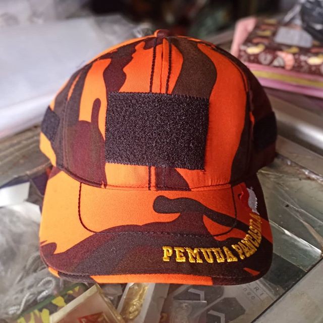 TOPI VELCRO PEMUDA PANCASILA - TOPI PEMUDA PANCASILA VELCRO