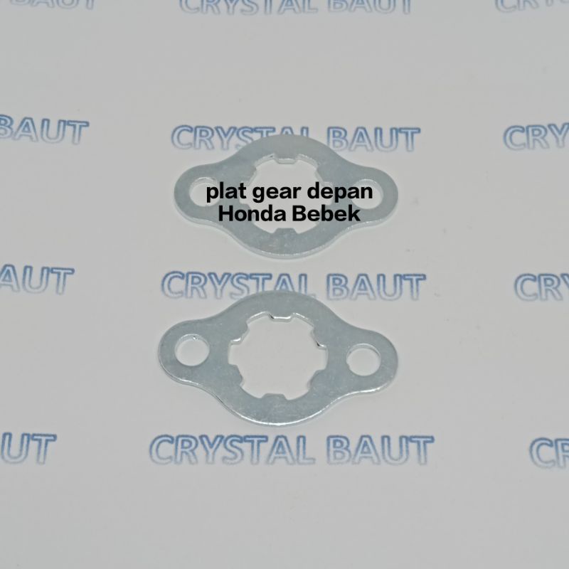 Plat Gear Depan Honda/Semua Honda Bebek Supra, grand supra fit dan lainya