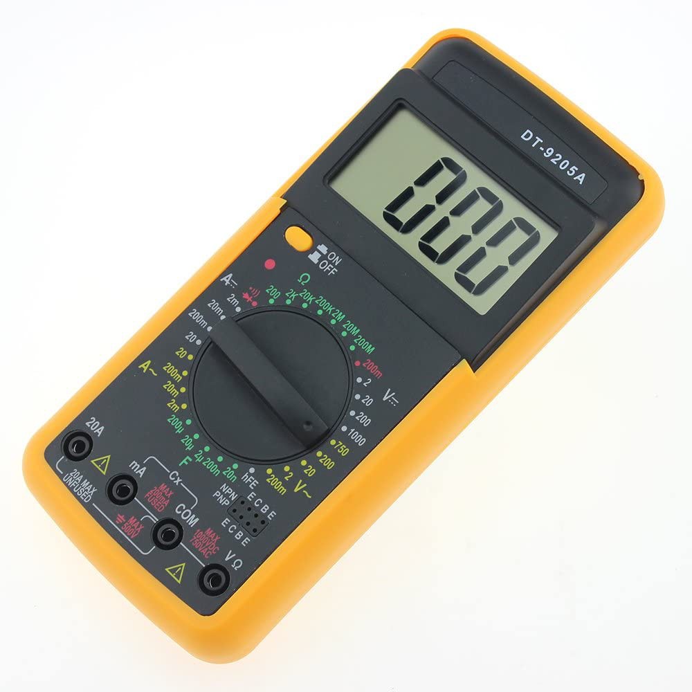 Multitester Multimeter Avo Meter Digital DT9205A LCD Display AC DC