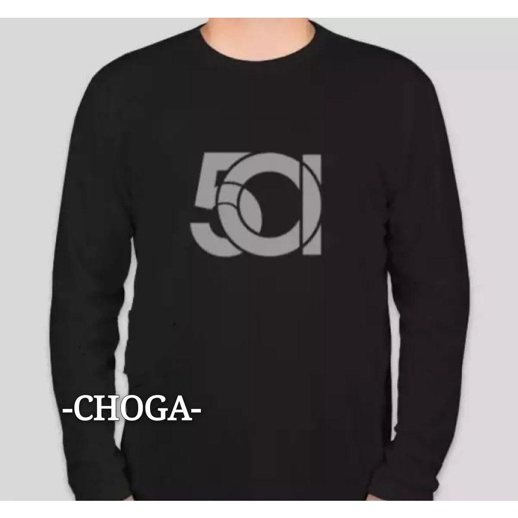 KAOS LENGAN PANJANG SABLON 501 PRIA KEKINIAN