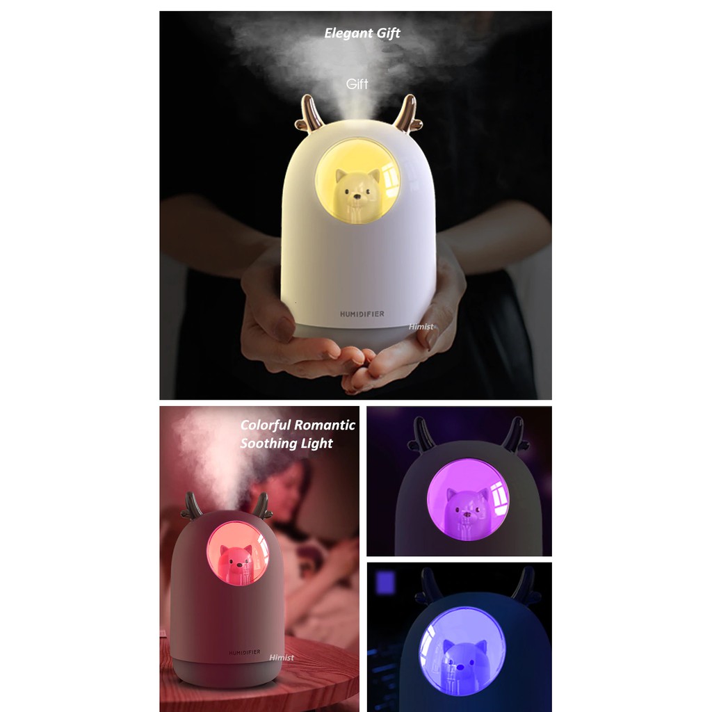 Humidifier Purifier 300ml Pelembab Penjernih Udara Pengharum Ruangan Diffuser Essential Oil M106