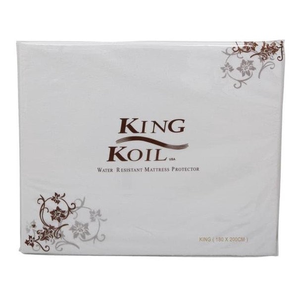 KingKoil Mattress Protector Waterproof Fitted 200 x 200 / Pelindung matras anti