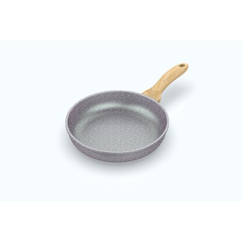 frypan granite / marbel 24 cm / penggorengan anti lengket marbel granite