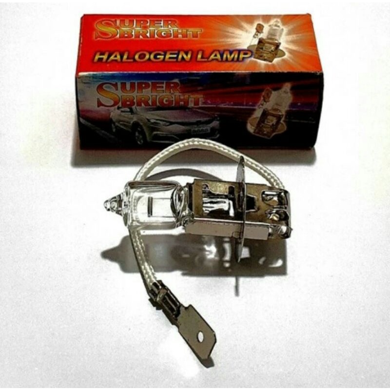 Lampu Tembak Sorot Kabut Halogen H3 Mobil 12 - 24 Volt 55-100 Watt