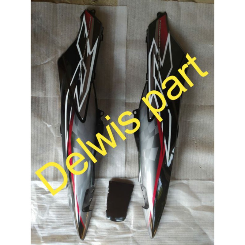 cover body supra x 125 2008 hitam