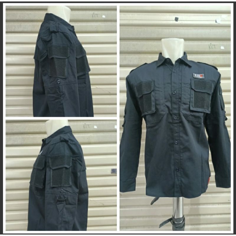 KEMEJA TAKTIKAL BIRU DONGKER