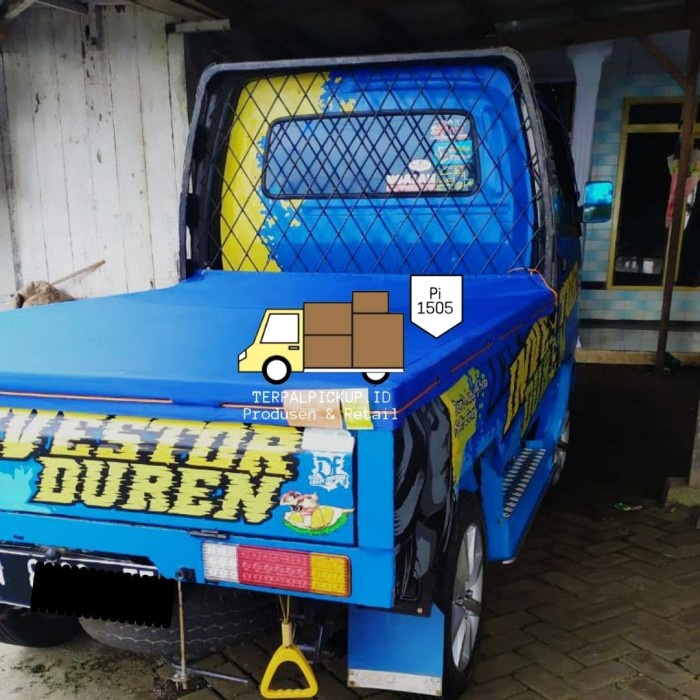 PROMO MURAH Terpal Bak Mobil Pick Up Suzuki Futura - Biru