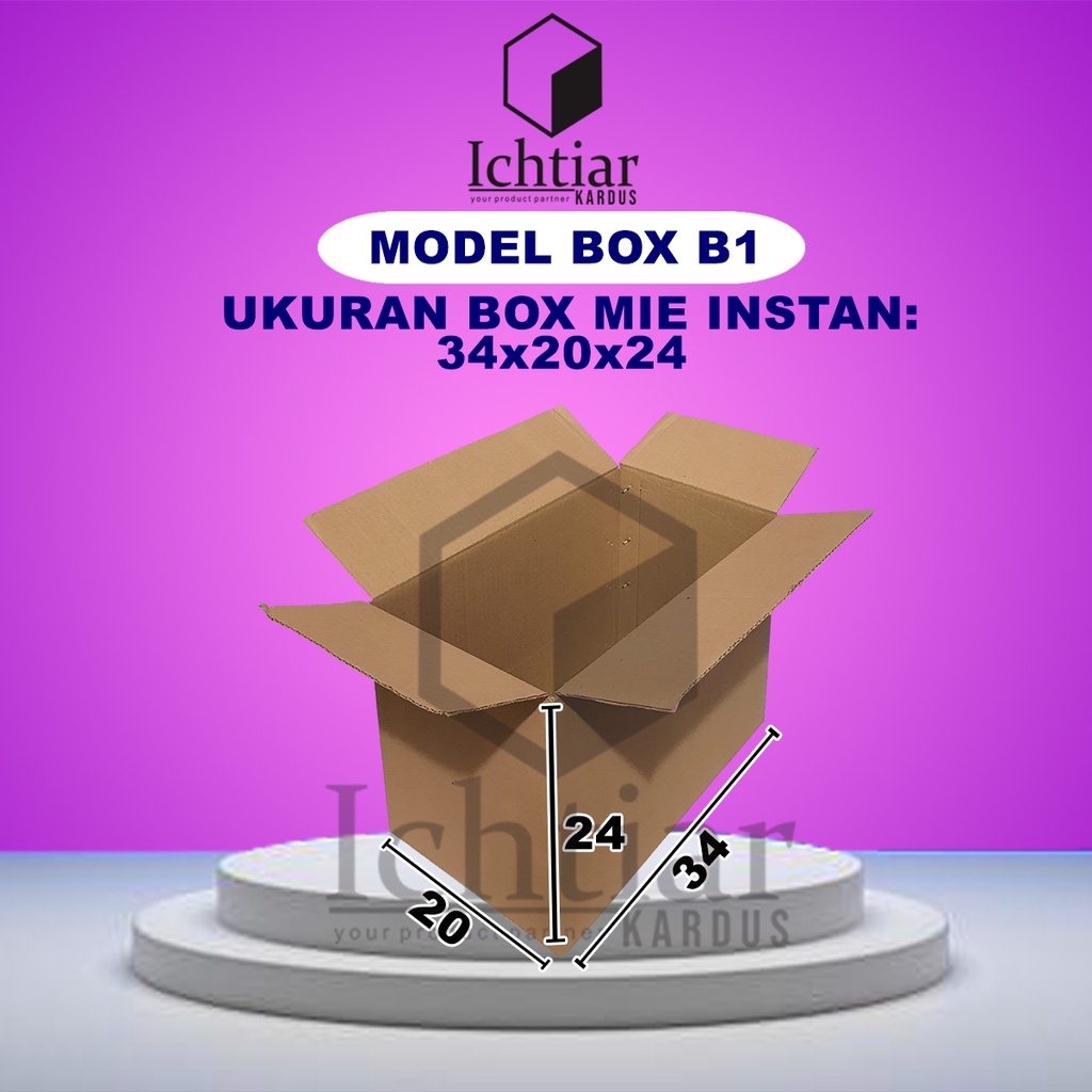 

Karton / Kardus / Box Packing Ukuran 34x20x24 Cm