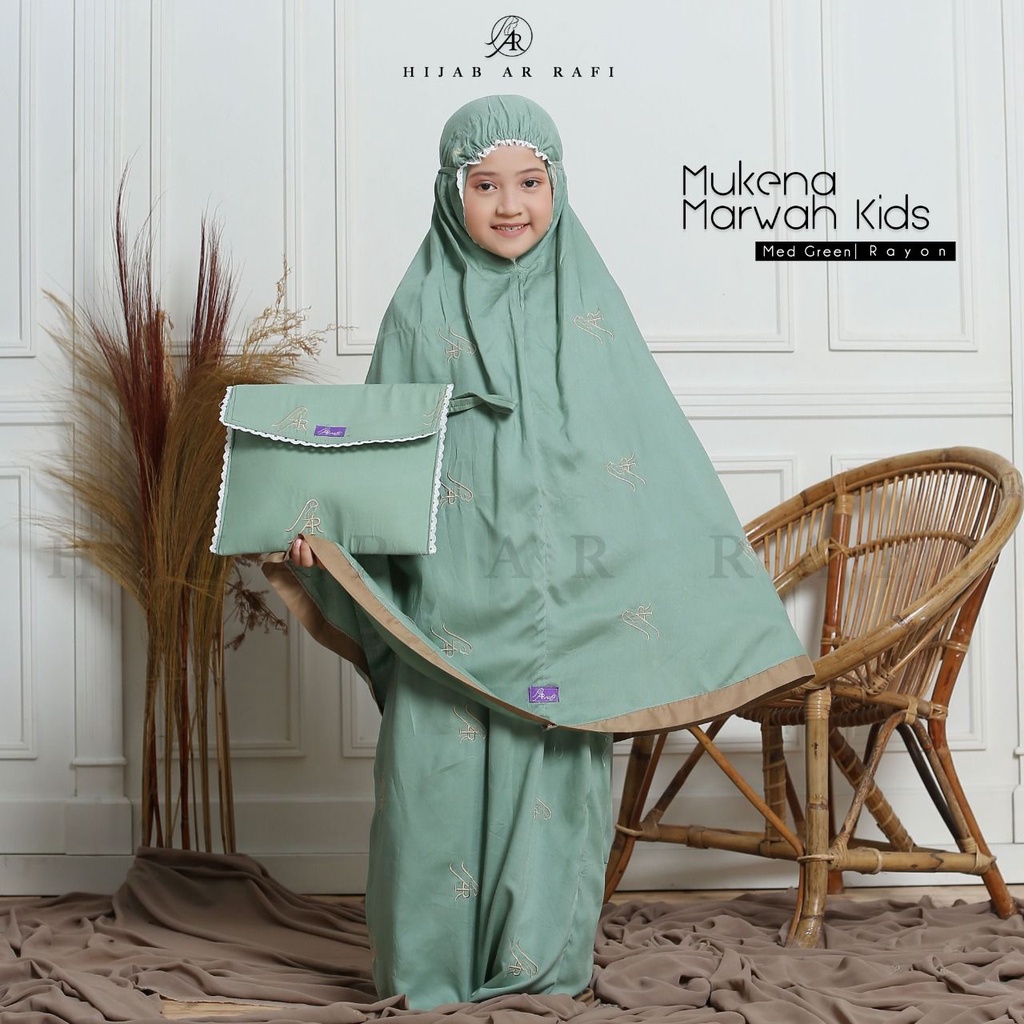 Mukena Anak Terbaru Arrafi Mukena Marwah Kids Kombinasi List Warna Dan Variasi Mukena Bordir