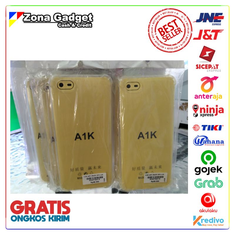 Silikon Anticrack Oppo A1K Silikon Case Jelly Bening