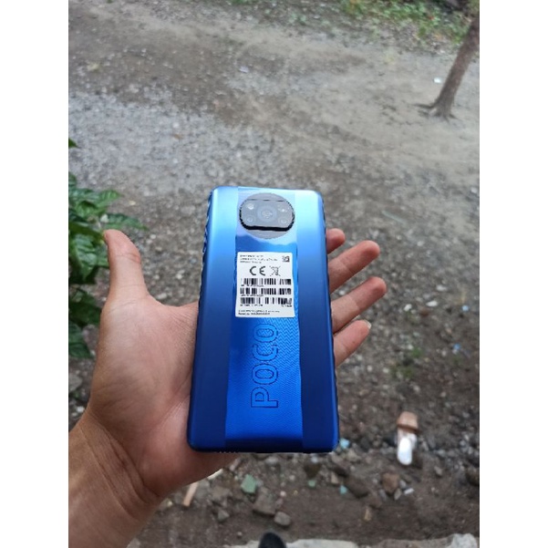 Poco X3 Pro 6/128 second bekas blue