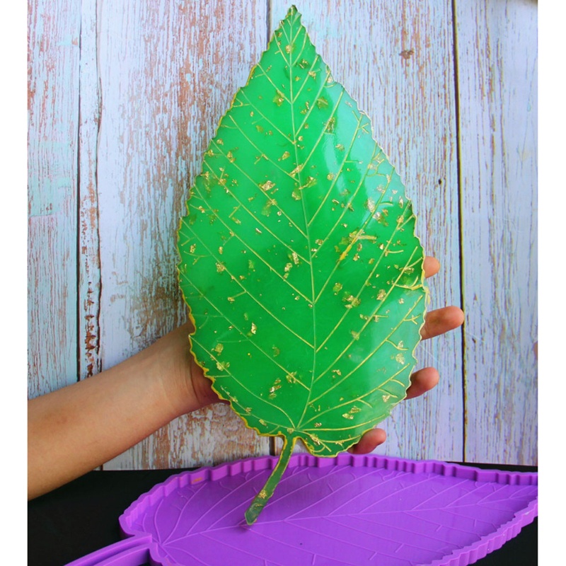 SIY  Large Leaf Tray Coaster Molds Silicone Leaves Coasters Bowl Mat Resin Casting Molds Maple Leaf Silicone Molds Craft